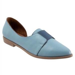 NEW BUENO women's brenda flat shoes in denim